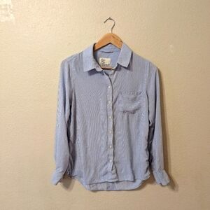 Cosmic Blue Love Striped Shirt